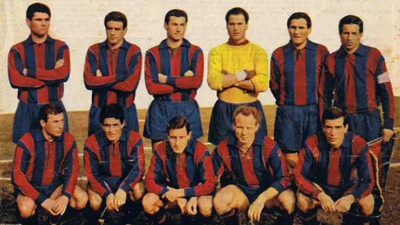 Una formazione del Catania nella stagione 1960-1961