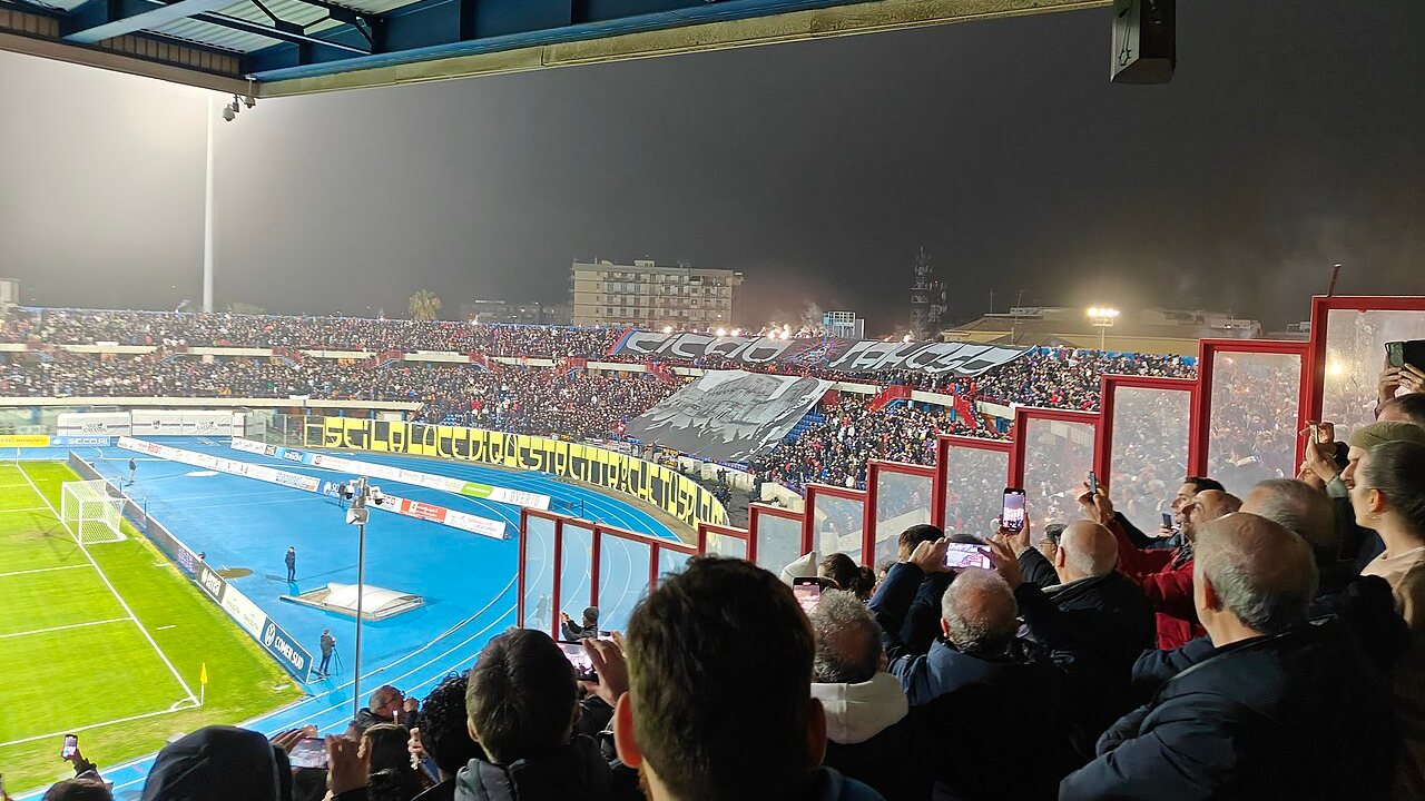 Stadio Angelo Massimino CurvaSudCoreografia