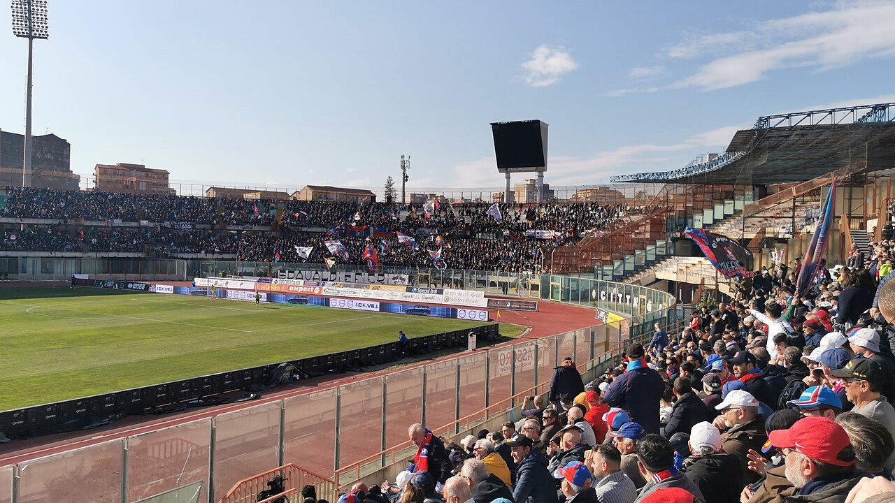 Lo stadio Angelo Massimino di Catania
