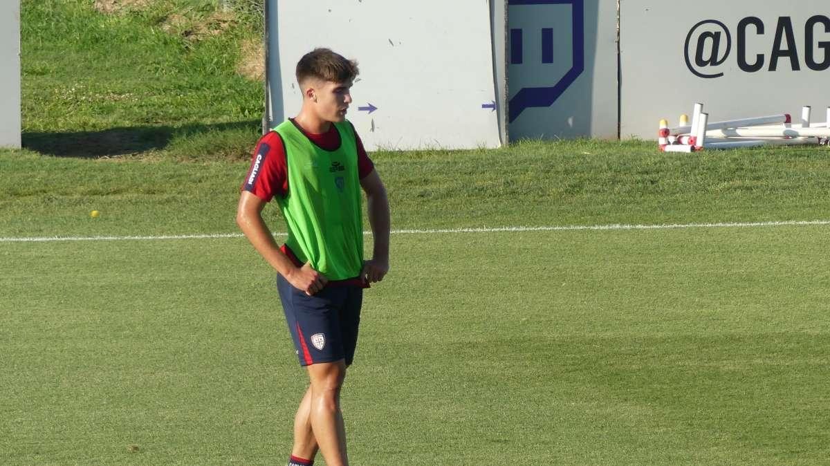 Cavuoti con la maglia del Catania